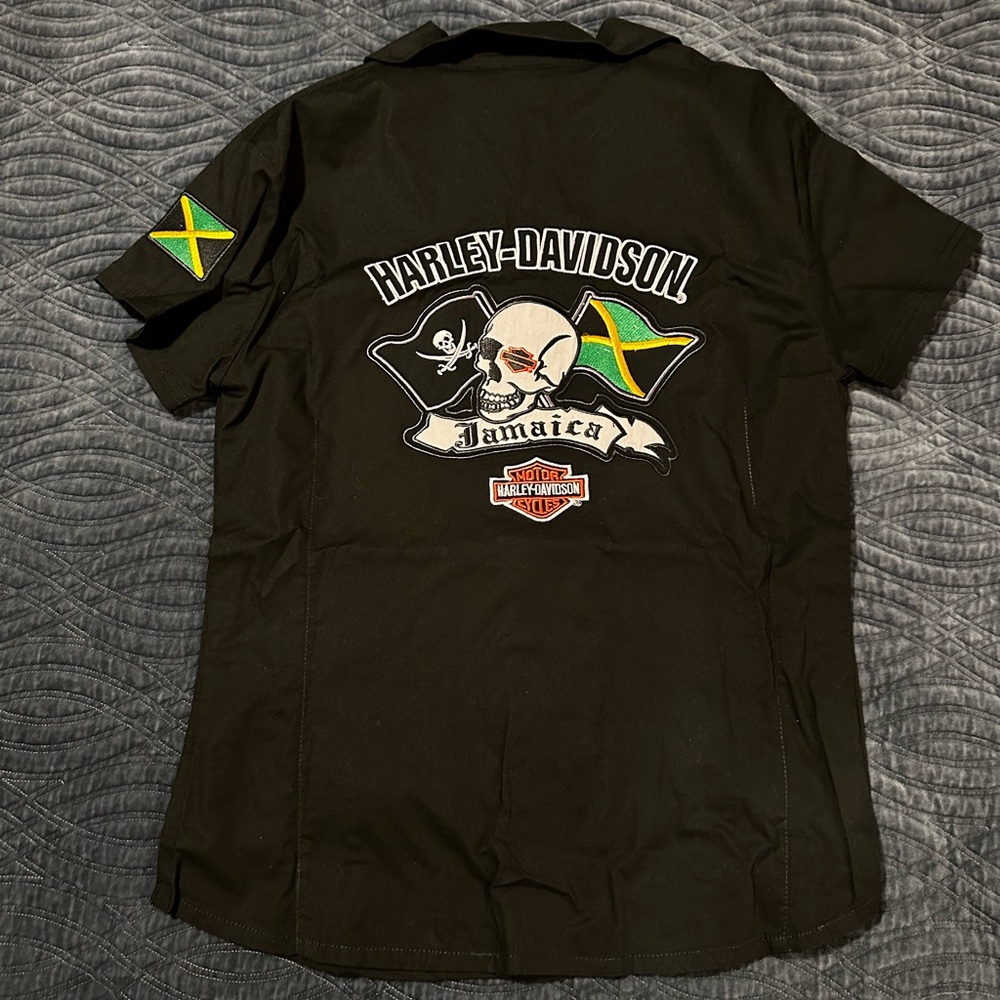 Harley-Davidson Black Graphic Men's Shirt